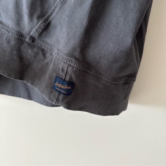 Good Man Brand • Slate Gray Victory V-Notch Sweatshirt - Picture 5 of 6